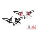 CNC Racing PRAMAC RACING LIMITED EDITION RPS Adjustable Rearset for the Ducati Streetfighter V2